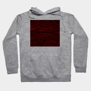 red and black marble Hoodie